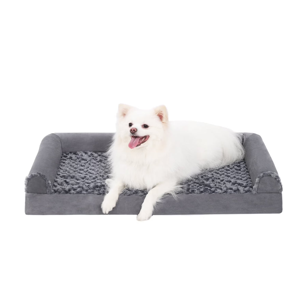 29" Orthopedic Dog Bed for Medium Dogs with Waterproof Washable Cover and Memory Foam
